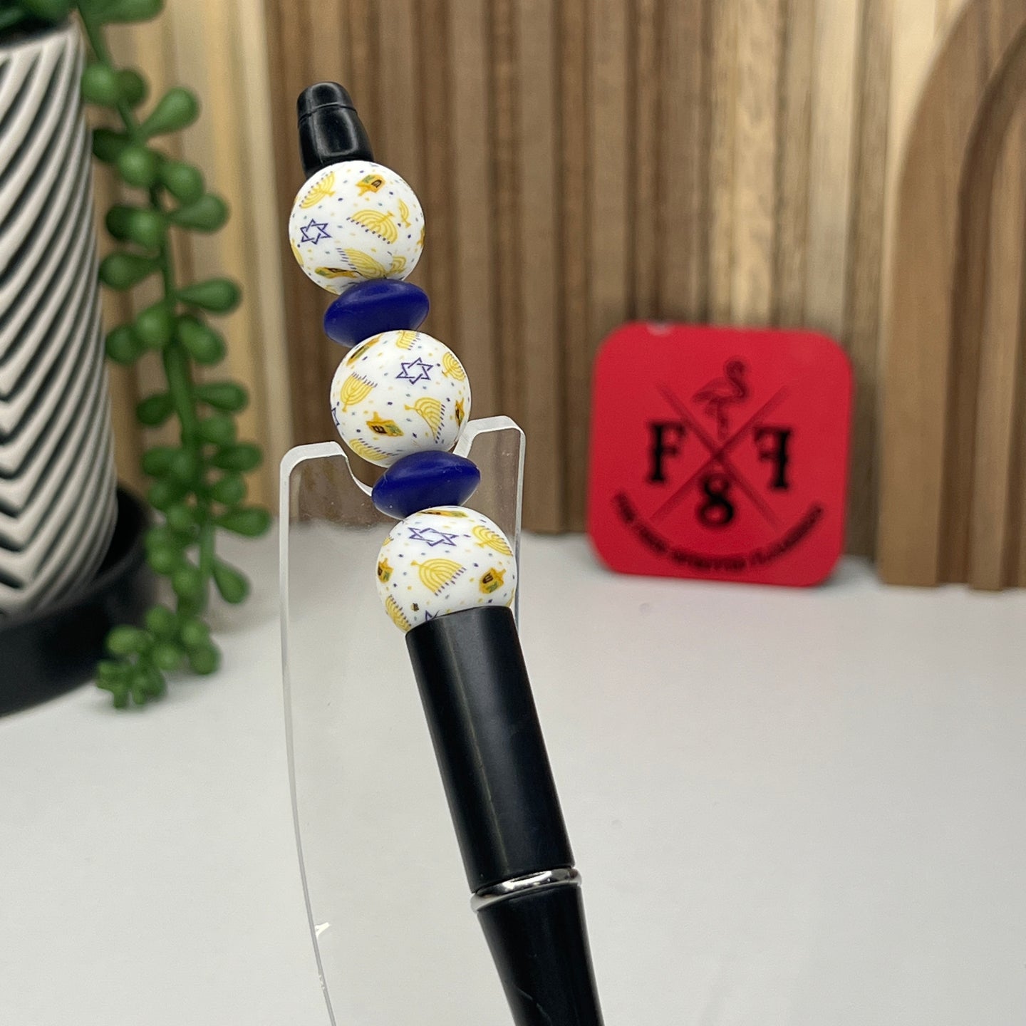 Hanukkah Plastic Pen